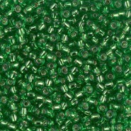 Miyuki rocailles kralen 8/0 - Silver lined light green 8-15